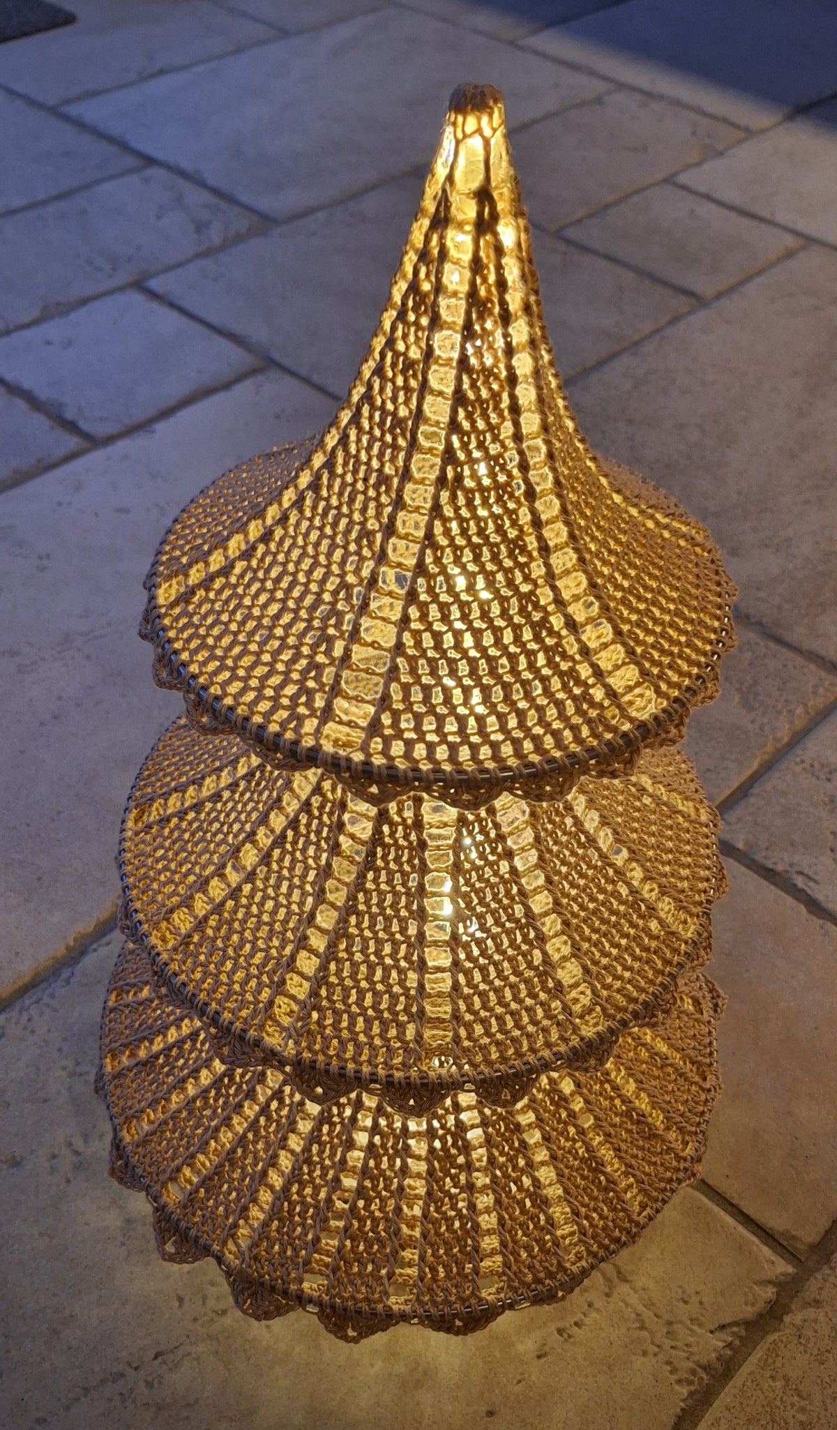Haakpatroon Kerstboompjes