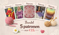 ✨ Mix & Match bundel – kies 5 patronen voor €15
