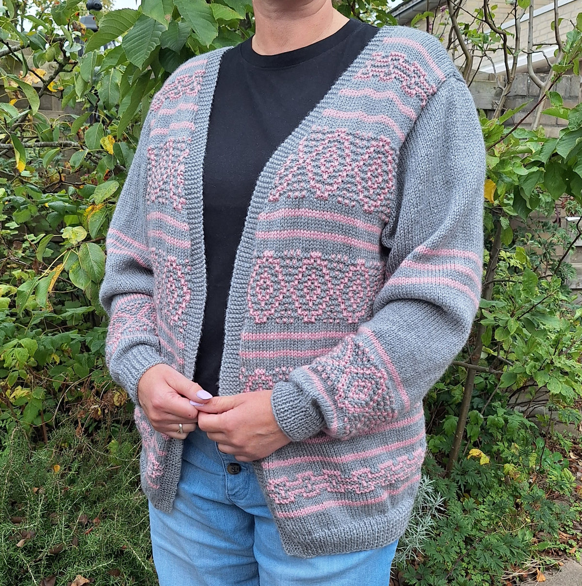 Breipatroon Vest Mozaïek
