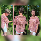 Gehaakt zomertruitje Very Granny met granny squares – granny trui haken