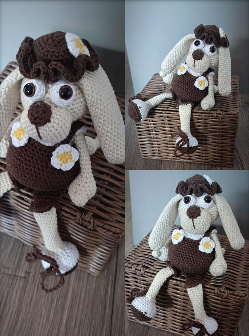 Haakpatroon Happy het Bloemenhondje