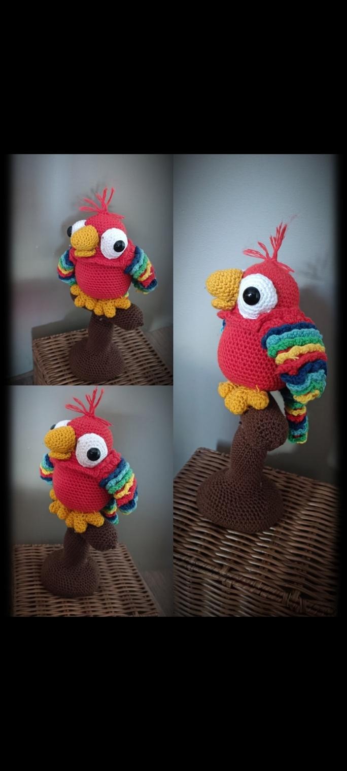 Haakpatroon Coco de Papegaai