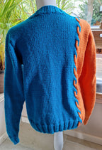 Two-Tone Sweater Knitting Pattern