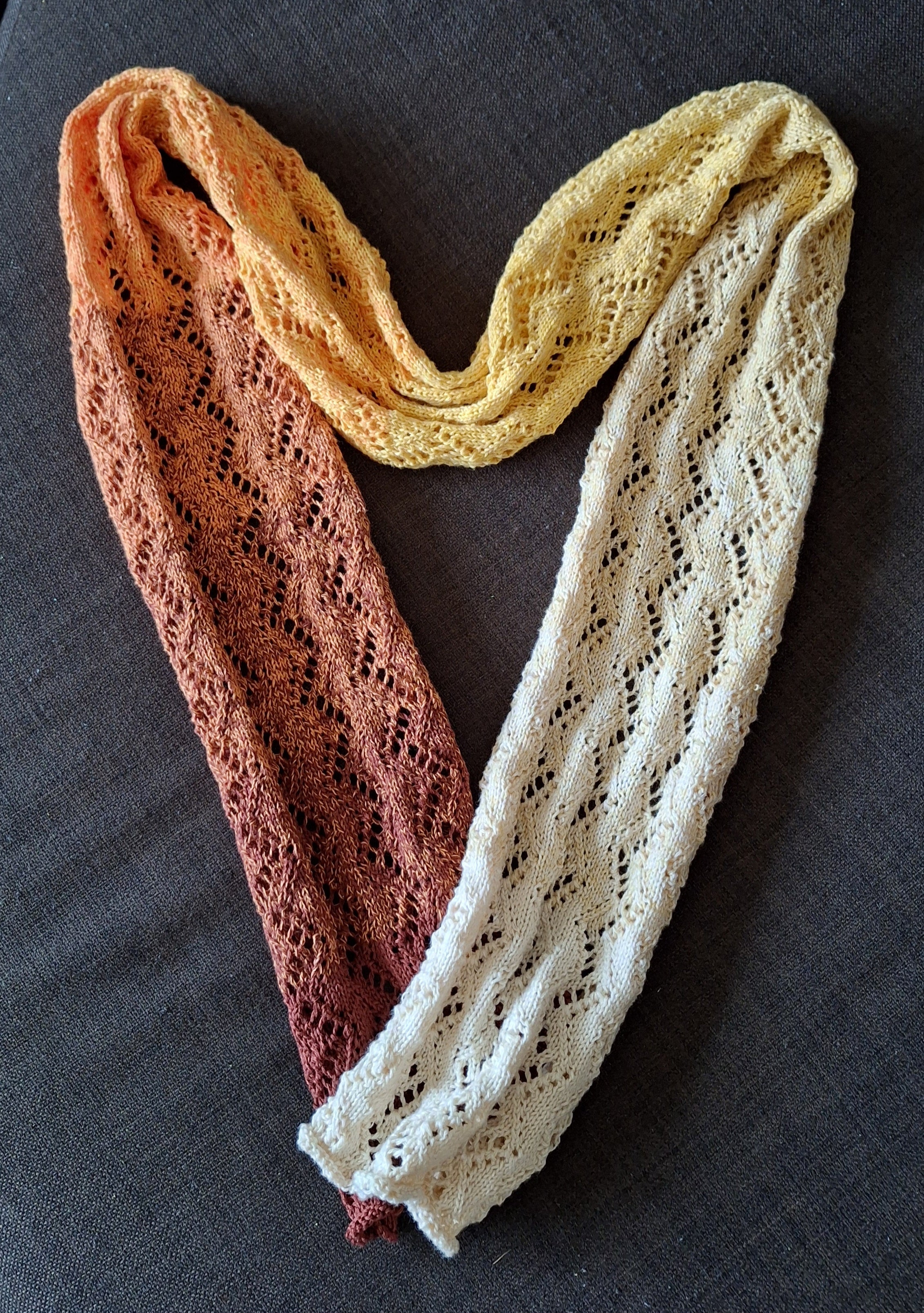 Breipatroon Sjaal Soft Waves