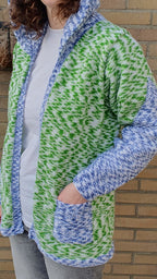 Knitting Pattern Vest Colorful White
