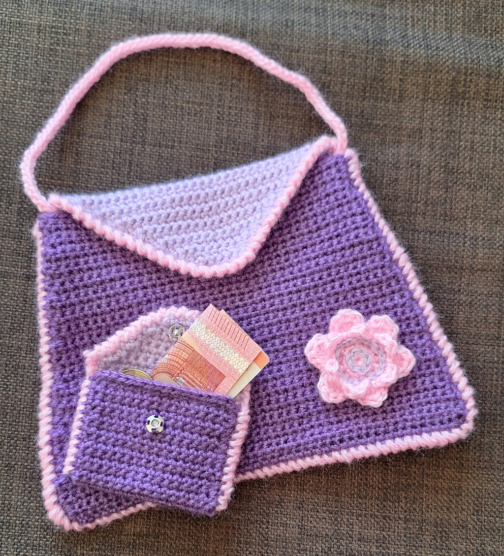 Haakpatroon Kindertasje en -portemonnee