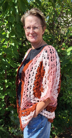 Gehaakt vest Amazing Hexagon van twee hexagons – hexagon vest haken