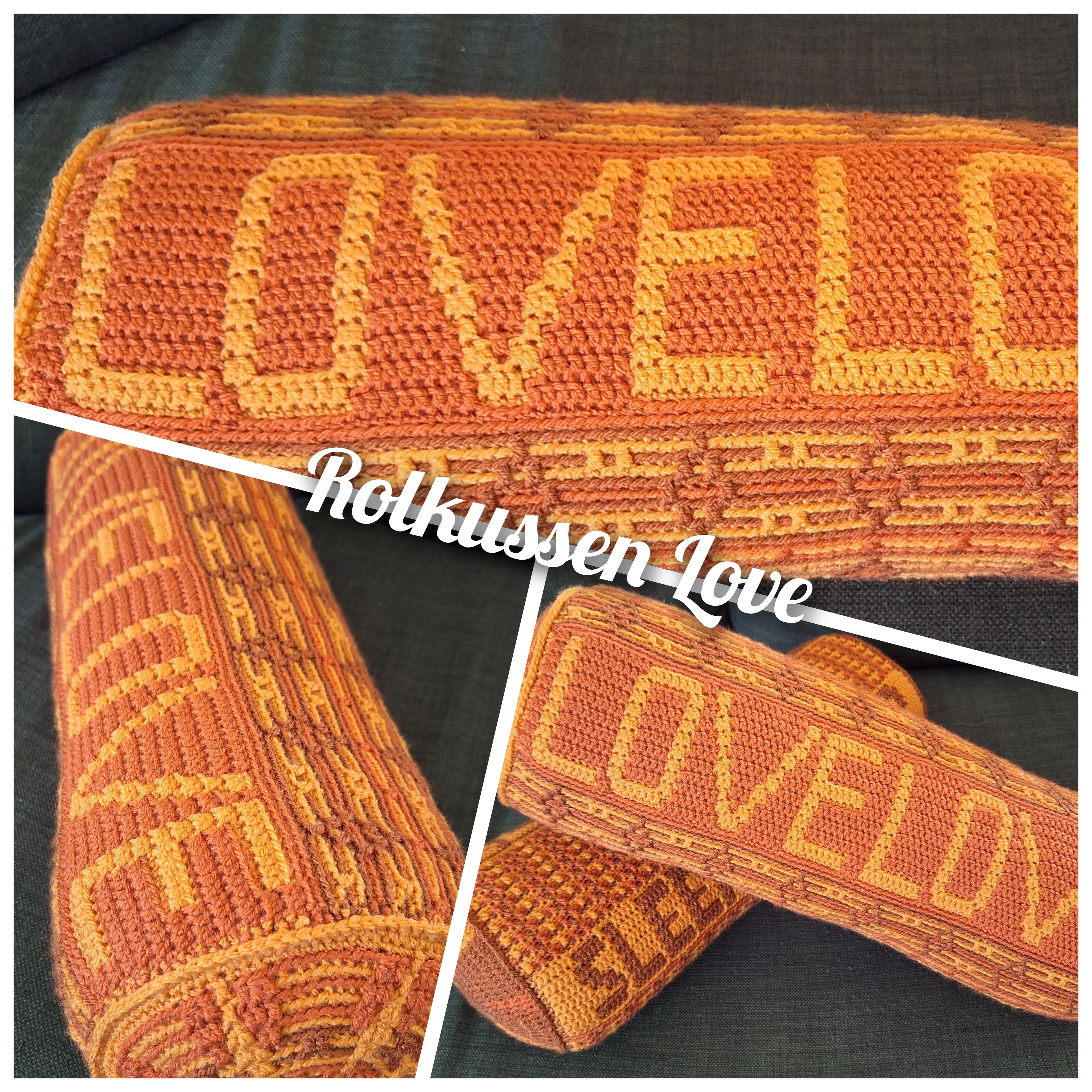 Haakpatroon Rolkussen Sleep en Love