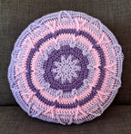 Crochet Pattern Dahlia Cushion