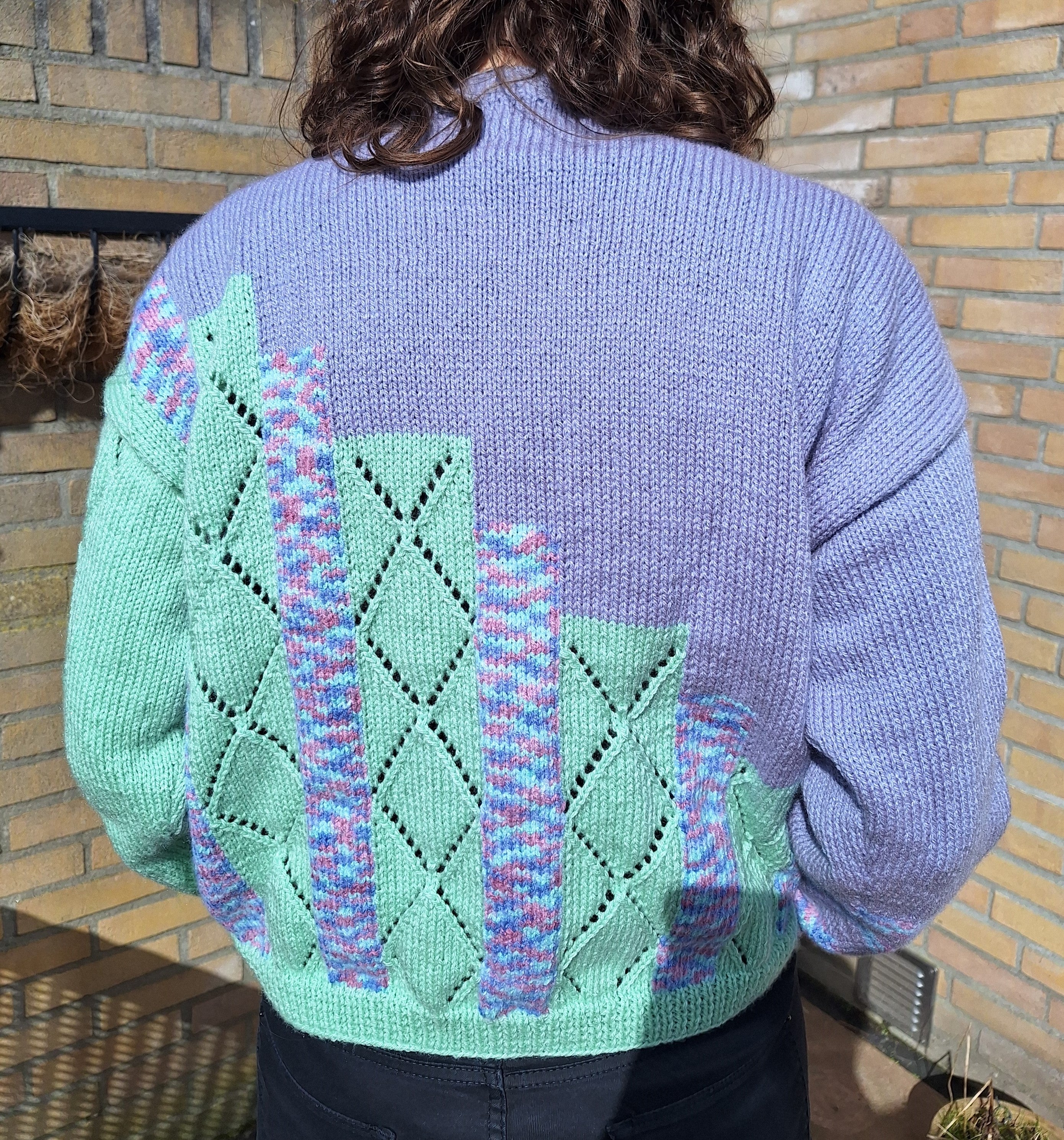 Breipatroon Trui Multicolours