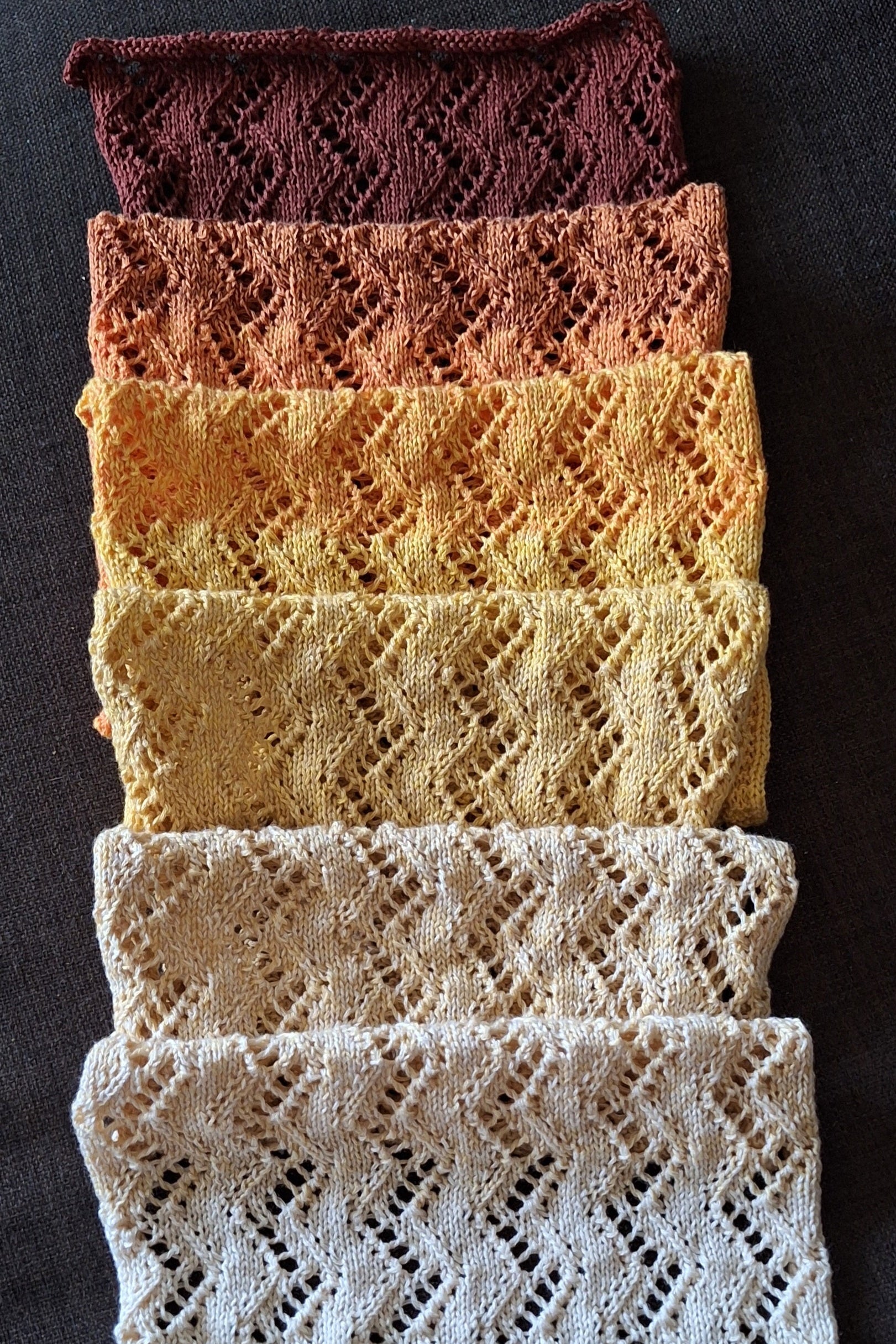 Breipatroon Sjaal Soft Waves