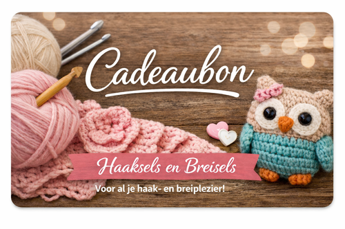 Cadeaubon voor haak- en breipatronen – cadeaubon handwerken