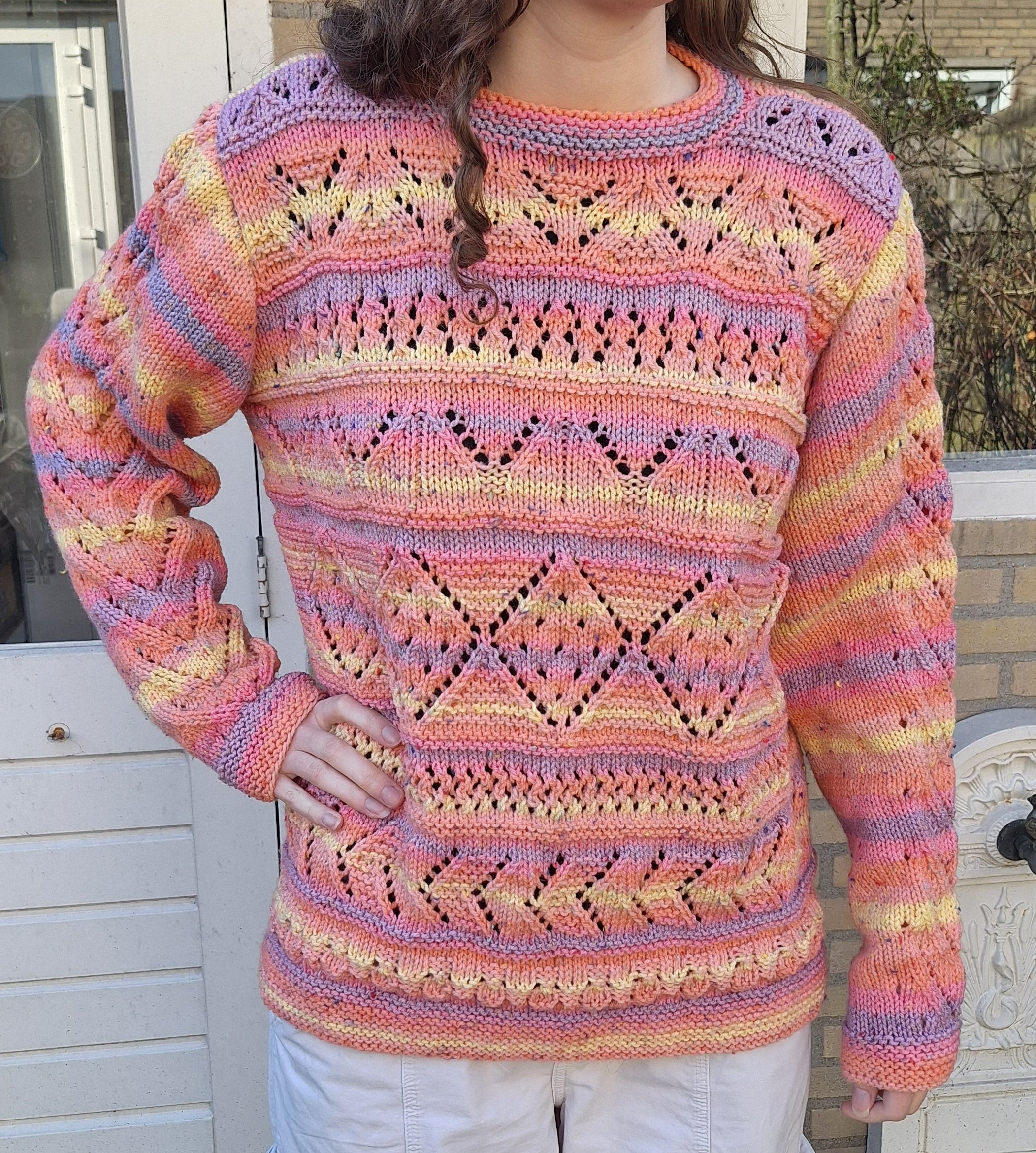 Breipatroon Trui Spring Vibes