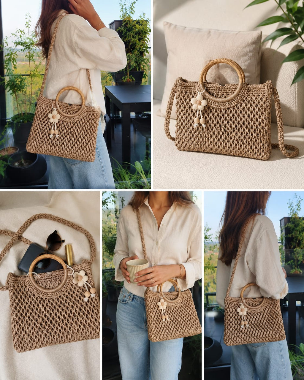 Haakpatroon Tas La Perla Azul