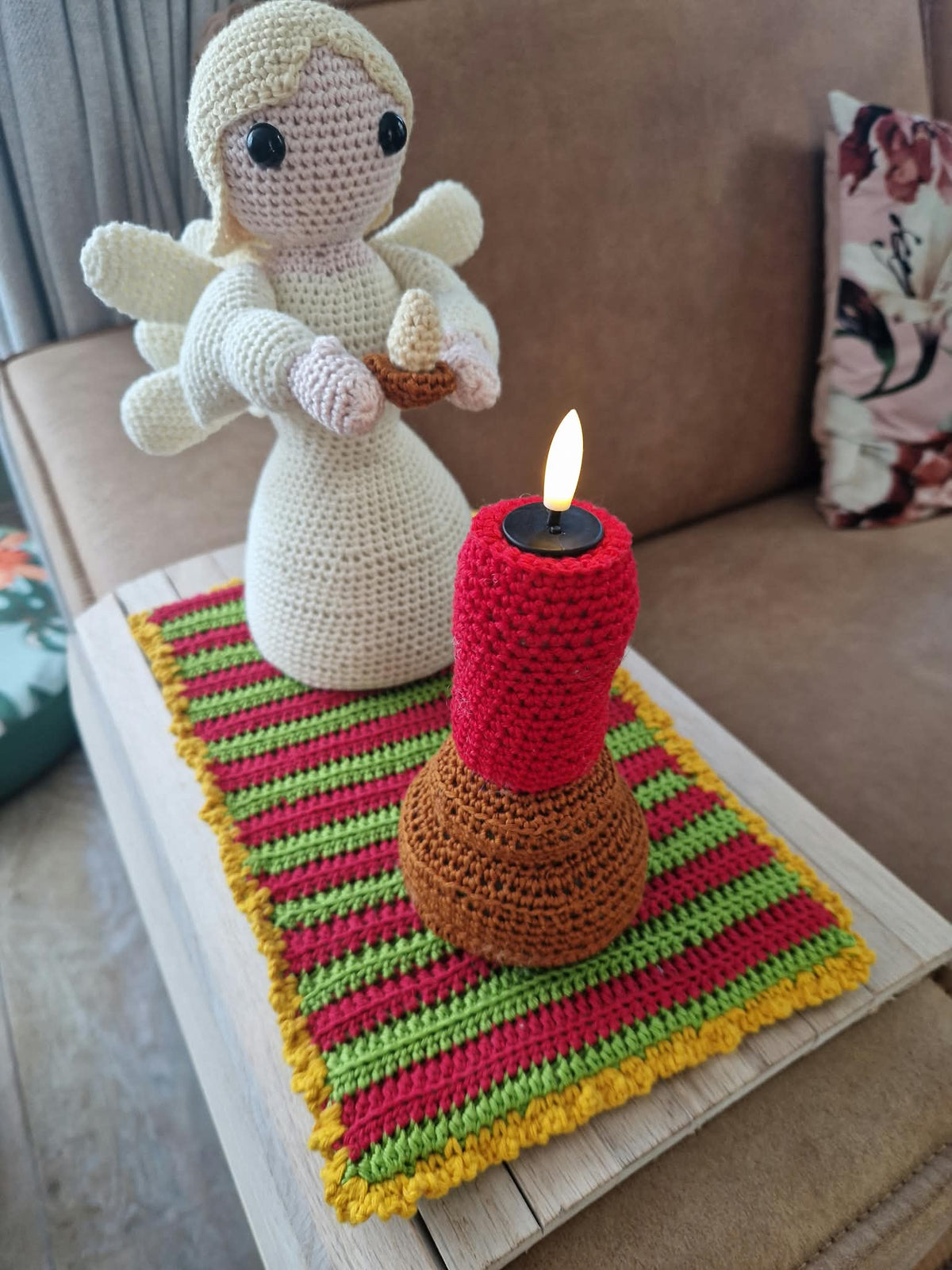 Kerstengel met Kaars