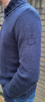 Knitting pattern Sailor's sweater with anchor