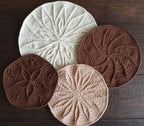 Crochet pattern pot holders set