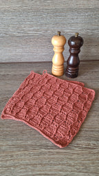 Crochet Pattern Potholder Trio