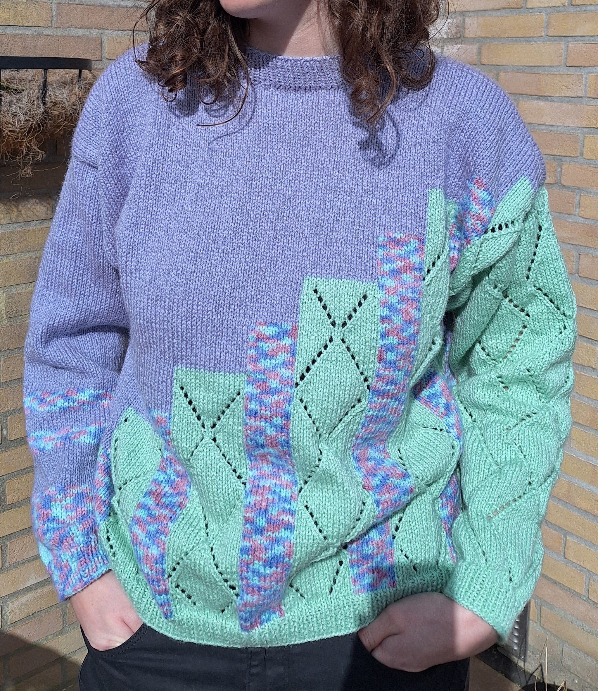 Breipatroon Trui Multicolours