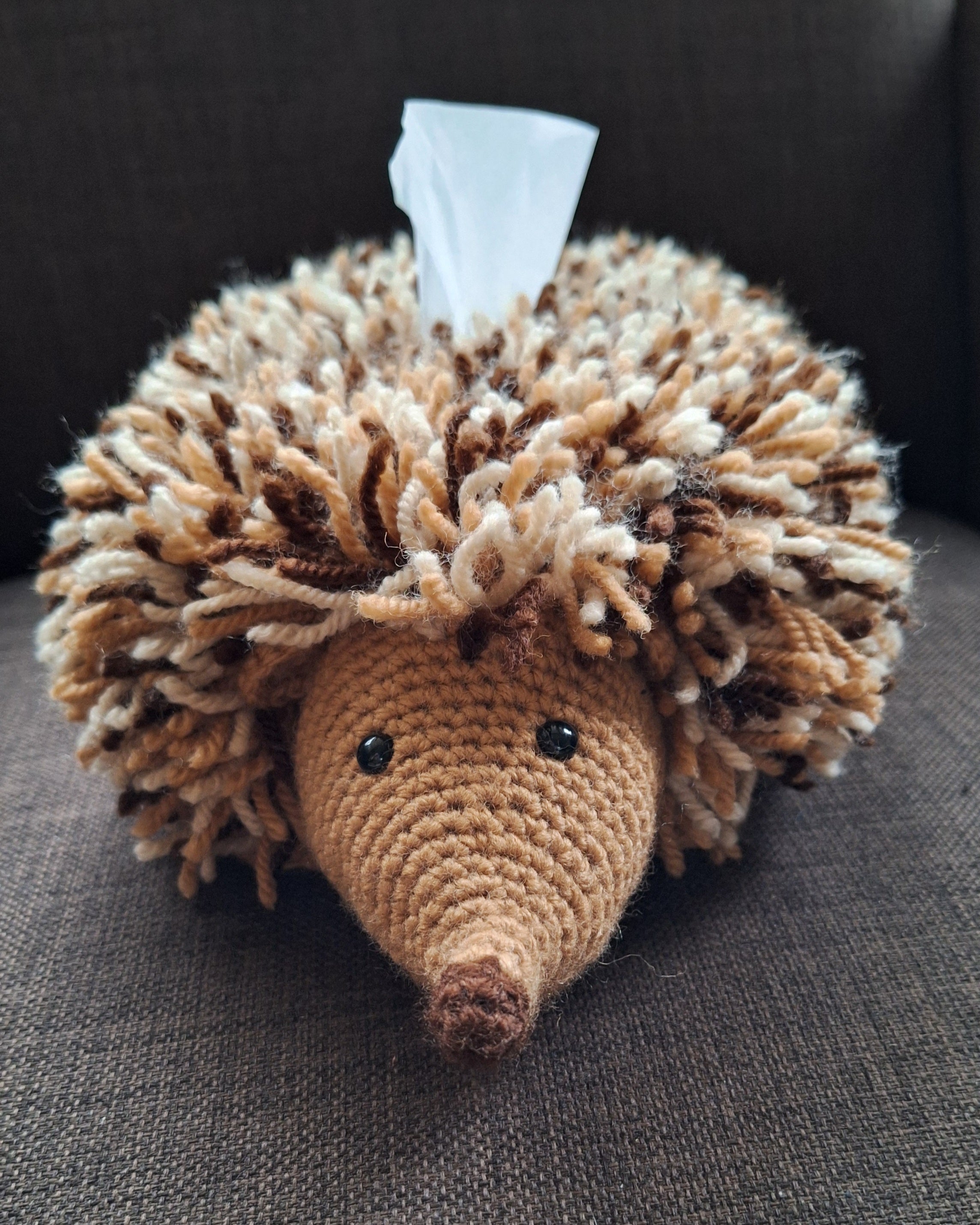 Haakpatroon Tissuedooshoes Egel