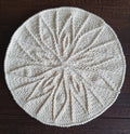 Haakpatroon pannenonderzetter Chrysant (doorsnede 33 cm)