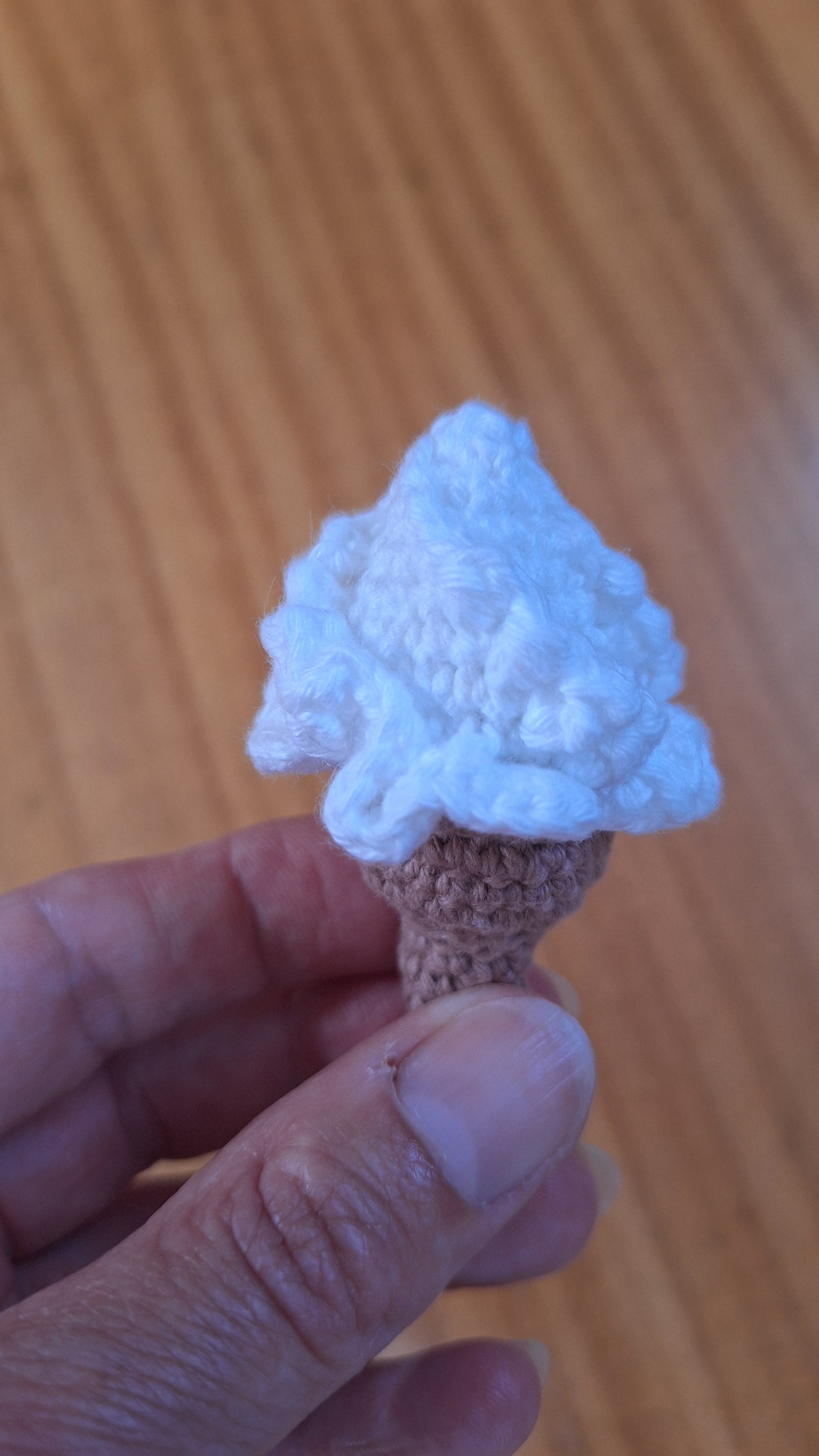 Sleutelhanger IJsje kinderhoorntje