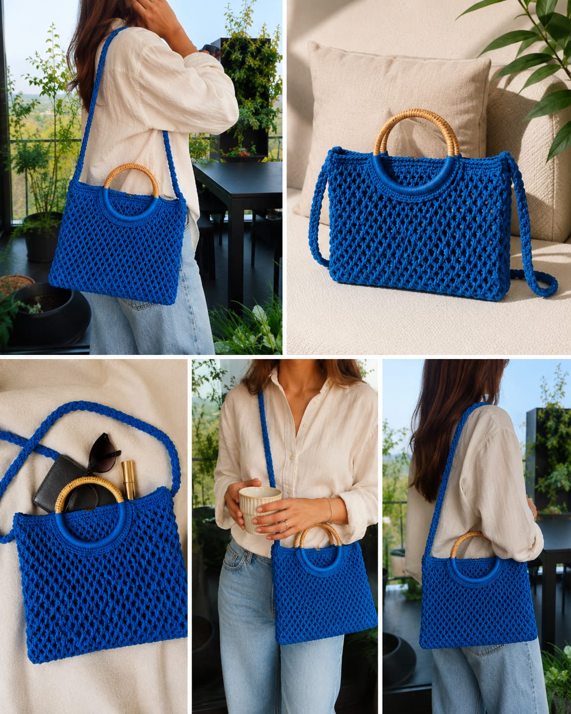 Haakpatroon Tas La Perla Azul