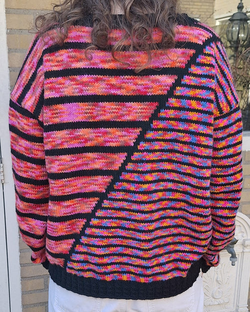 Breipatroon Trui Pretty with Pink