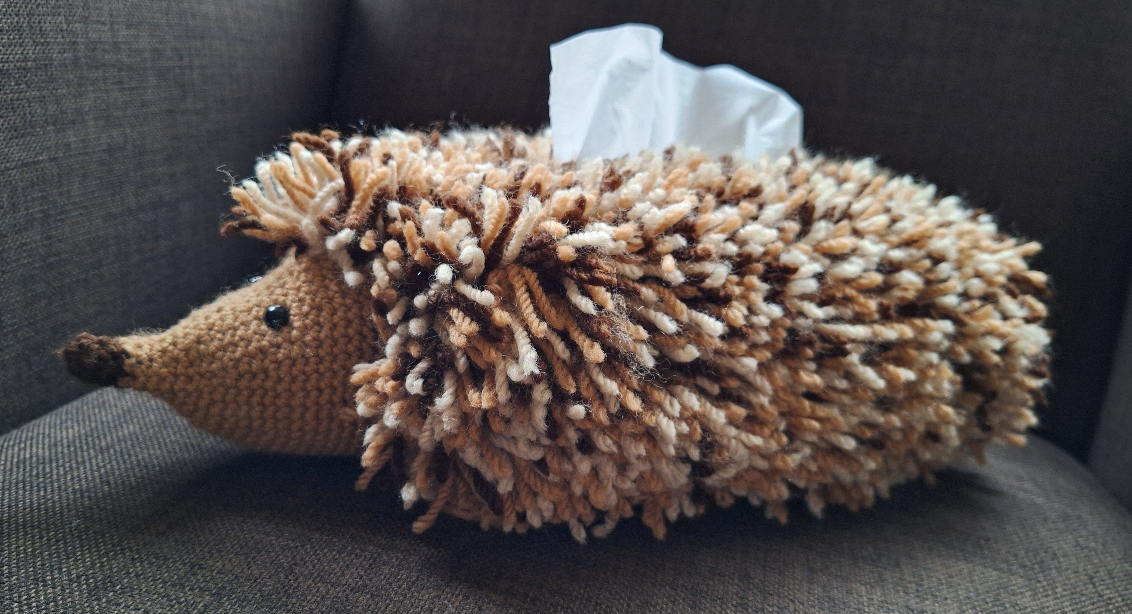 Haakpatroon Tissuedooshoes Egel