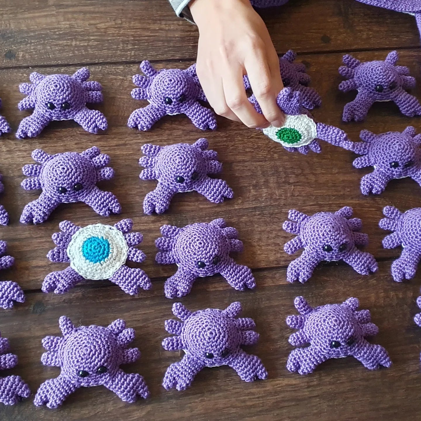 Haakpatroon Memoryspel Krab