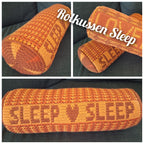 Gehaakt rolkussen Sleep met mozaïekpatroon – haakpatroon rolkussen